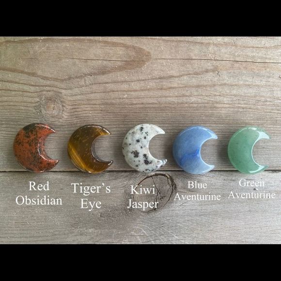 MOON Crystal Carvings - Picture 2 of 2